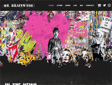 Tablet Screenshot of mrbrainwash.com